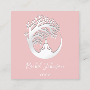 Yoga Classes School Instructor QR HealIng Vierkante Visitekaartje