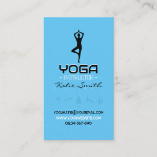 Yoga Docenten / Instructeurs Visitekaartje