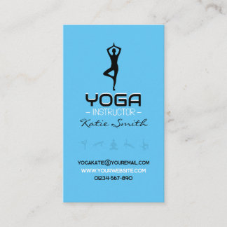 Yoga Docenten / Instructeurs Visitekaartje