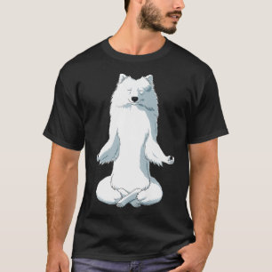 Yoga Dog Japanse Spitz Premium T-shirt