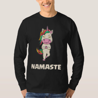 Yoga Eenhoorn Gymnastiek Namaste   Meditatie T-shirt