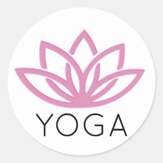 Yoga Eenvoudige Lotus Sticker