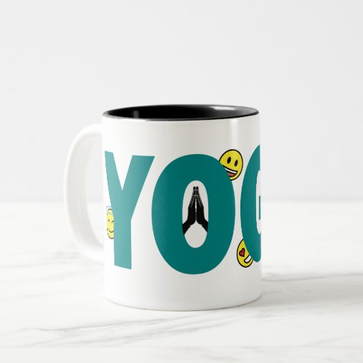 Yoga Emoji Mug (Devant gauche)