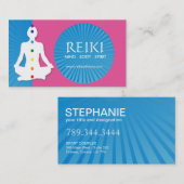 Yoga et cartes de visite de Reiki (Devant / Derrière)