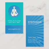 Yoga et cartes de visite de Reiki (Devant / Derrière)