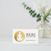 Yoga et cartes de visite de Reiki (Debout devant)