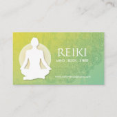 Yoga et cartes de visite de Reiki (Devant)