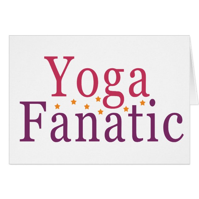 Yoga Fanatic (Voorkant Horizontaal)