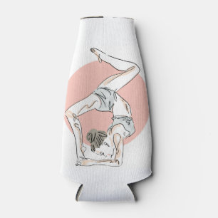 Yoga Femme nom personnalisé bouteille glacière