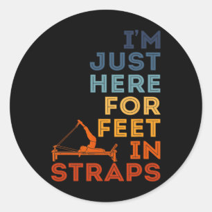 Yoga Fitness Pilates Oefen Instructeur Gym Worko Ronde Sticker