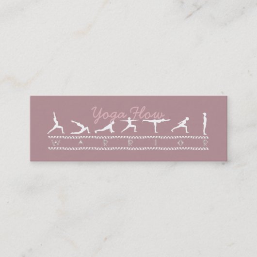 Yoga Flow Visitekaartje (Voorkant)