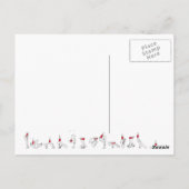 Yoga for Winelovers Postcard Briefkaart (Achterkant)