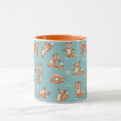 Yoga Foxes Mug (Centre)