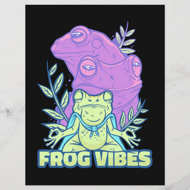 Yoga Frog Vibes (Voorkant)