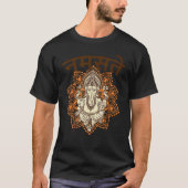 Yoga Gansha Namaste Sanskriet Namaste Meditatie T-shirt (Voorkant)