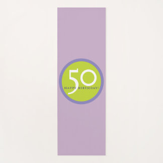 Yoga Gelukkige Verjaardag 50 Yogamat