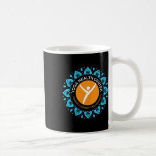 Yoga Gezondheidscentrum Happy Starts Here Ontwerp Koffiemok