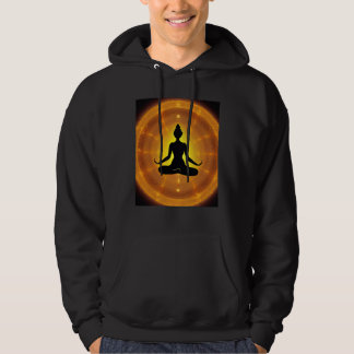 Yoga Girl Female Sun Salutation Meditation Chakra  Hoodie