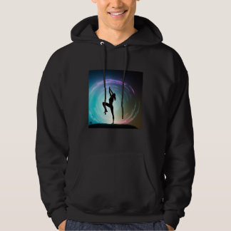 Yoga Girl Female Sun Salutation Meditation Chakra Hoodie