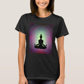 Yoga Girl Female Sun Salutation Meditation Chakra T-shirt