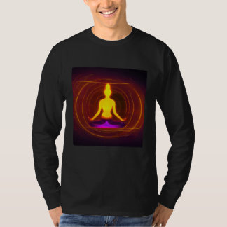 Yoga Girl Female Sun Salutation Meditation Chakra T-shirt