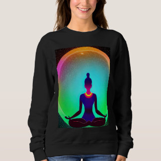 Yoga Girl Female Sun Salutation Meditation Chakra Trui