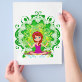 Yoga girl Flyer (Hand)