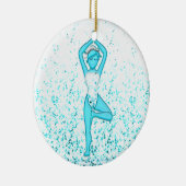 Yoga Girl Keramisch Ornament (Rechts)