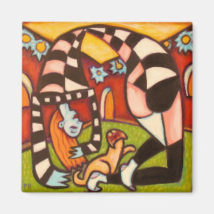 Yoga Girl Magneet