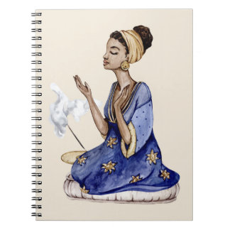 Yoga Girl | Meditatie | Yoga-illustratie Notitieboek