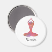 Yoga Girl Namaste Magnet (Recto/Verso)