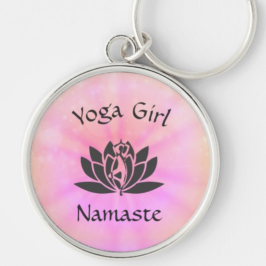 Yoga Girl Sleutelhanger (Voorkant)