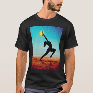 Yoga Girl Vrouw Sun Salutation Meditation Chakra T-shirt