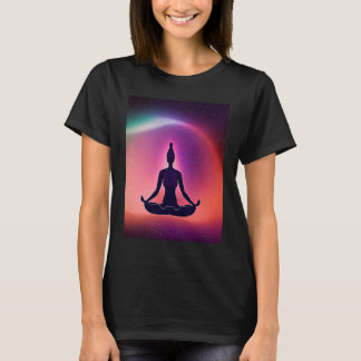 Yoga Girl Vrouw Sun Salutation Meditation Chakra T-shirt