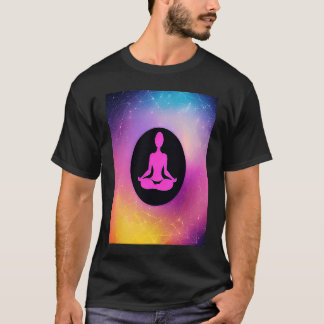 Yoga Girl Vrouw Sun Salutation Meditation Chakra T-shirt