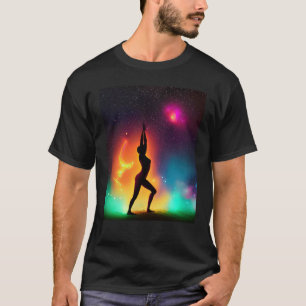 Yoga Girl Vrouw Sun Salutation Meditation Chakra T-shirt