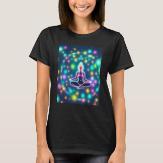 Yoga Girl Vrouw Sun Salutation Meditation Chakra T-shirt