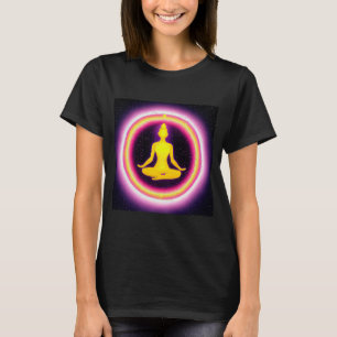 Yoga Girl Vrouw Sun Salutation Meditation Chakra T-shirt