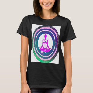 Yoga Girl Vrouw Sun Salutation Meditation Chakra T-shirt