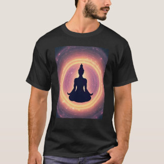 Yoga Girl Vrouw Sun Salutation Meditation Chakra T-shirt