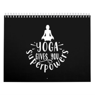 yoga gives you superpowers kalender