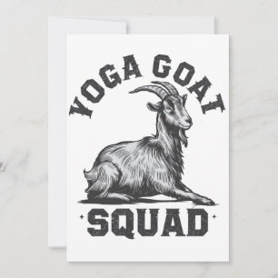 Yoga Goat Squad Grappige Geitenmeditatie Liefhebbe Kaart