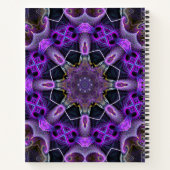 Yoga Golden Om Purple Fractal Mandala Journal (Dos)