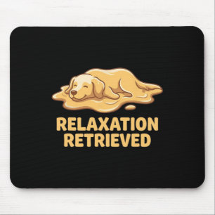 Yoga Golden Retriever Hondenliefhebber Kunst Muismat