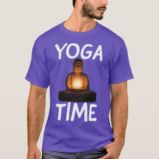yoga grappige yoga - tijd 9 t-shirt