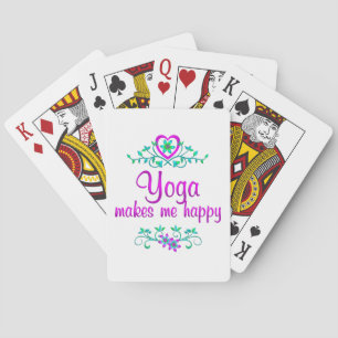 Yoga Happy Pokerkaarten