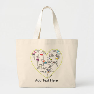 Yoga Heart Canvas tas