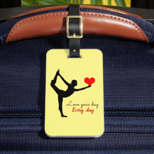 Yoga Heart & Love je day, Elke dag / Yogini Bagagelabel
