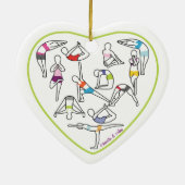 Yoga Heart Ornament (Achterkant)