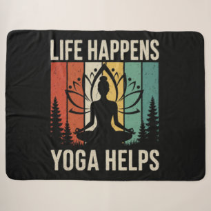 Yoga Helpt Bij Leven Sherpa Deken